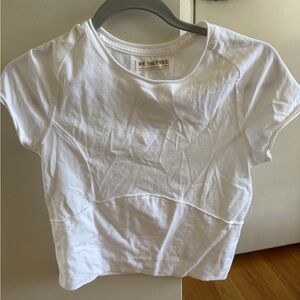 We The Free White Cropped Tee – Size M